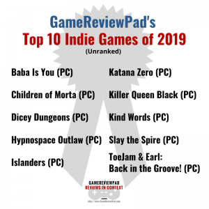 Top 10 Indie Games of 2019